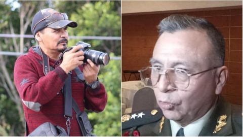General Luna Jaimes lamenta asesinato del fotoperiodista Margarito Martínez