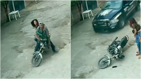 📹 VIDEO: Ladrón abandona a su familia durante persecución policiaca