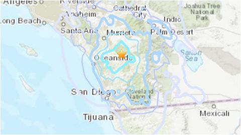 Reportan sismo de magnitud de 4.1 en la región