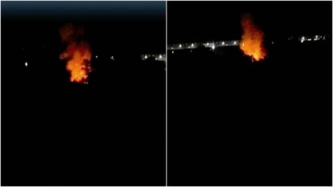 VIDEO: Captan incendio frente a Plaza Sendero