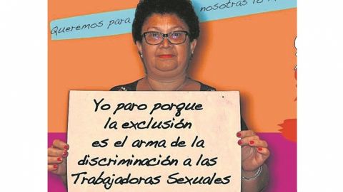 ''Soy una trabajadora sexual orgullosa'': va por el Senado