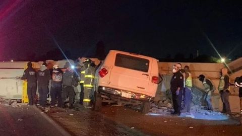 Colapsa puente en la México-Pachuca