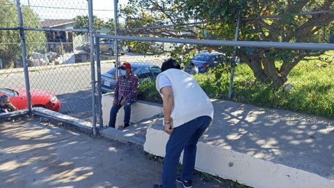Vecinos de Lomas del Porvenir se unen para rehabilitar un espacio recreativo
