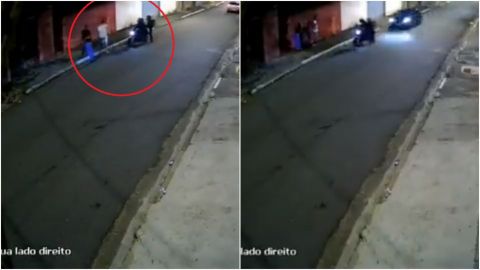 📹 VIDEO: Conductor impacta a dos ladrones en pleno asalto