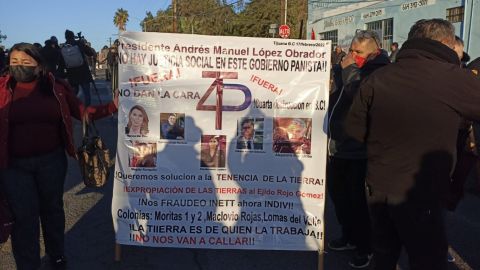 Vecinos de la Morita exigen ayuda a AMLO