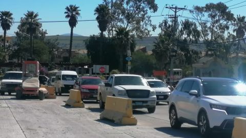 🎥: Reparaciones de CFE provocan tráfico en Santa Fe