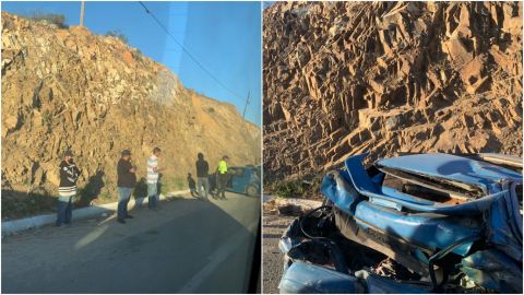 📷 GALERÍA: Reportan fuerte accidente en carretera de Tecate a Tijuana
