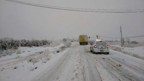 Por bajas temperaturas pronostican nevadas en La Rumorosa y San Pedro Mártir