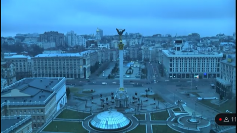 VIDEO: Así sonaron las sirenas de alarma en Kiev, capital de Ucrania