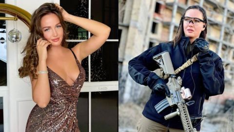 Anastasiia Lenna, la miss Ucrania que se unió a la guerra contra Rusia
