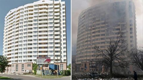 FOTOS: El antes y después de la guerra en Ucrania