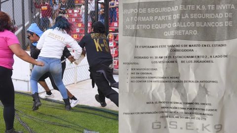 Sin experiencia por 300 pesos, los requisitos para seguridad privada del estadio