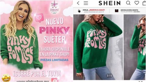 Exhiben a Karla Díaz por vender suéter de Shein a un precio más elevado