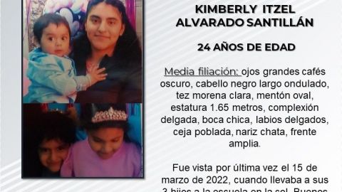 Mujer con sus tres niños se encuentran desaparecidos