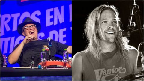 Critican a Franco Escamilla por chiste sobre muerte de baterista de Foo Fighters