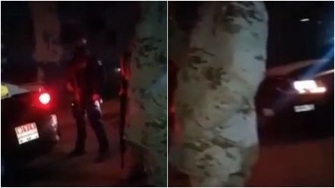 VIDEO: Militares intentan desarmar a policías municipales de Tijuana