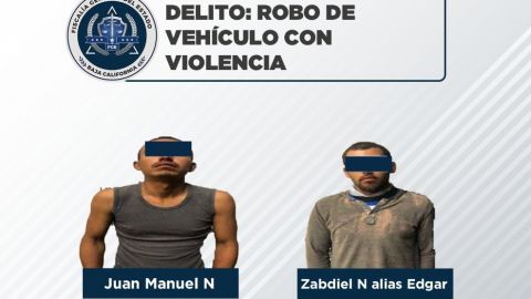 Vinculan a dos por robo de taxi con violencia en Playas de Rosarito