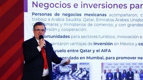 Qatar Airways busca volar a México operando desde el AIFA, asegura Ebrard