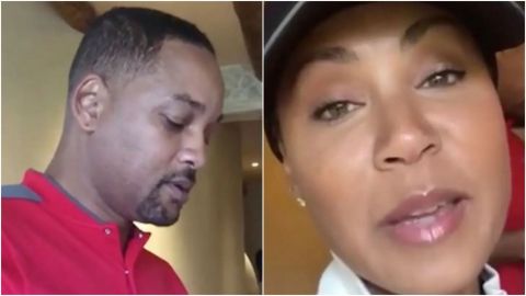 'No me grabes'; difunden video incómodo de Will Smith con su esposa