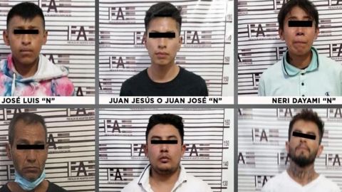 Fiscalía detiene a ocho supuestos implicados en masacre de familia en Tultepec