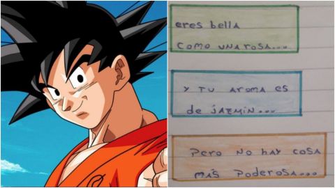 VIRAL: Niño hace poema dedicado a Goku de 'Dragón Ball'
