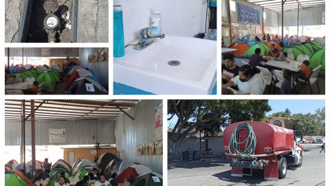 CESPT deja sin agua a albergue en Tijuana