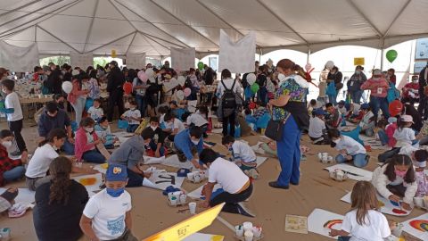 Realizan Feria Infantil "Ven a Pintar con Nosotros" en CECUT