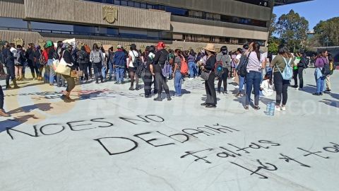 Colectivos feministas gritan justicia en Tijuana por Debanhi