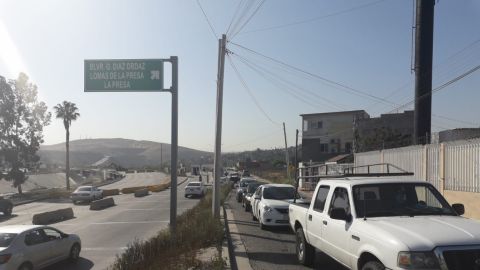 Caos vial en Tijuana tras reparación de puente