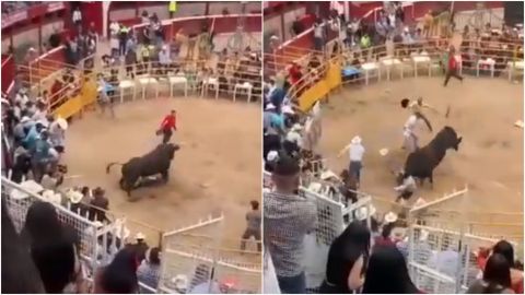 VIDEO: Toro pisa en repetidas ocasiones a jinete en Plaza de Toros