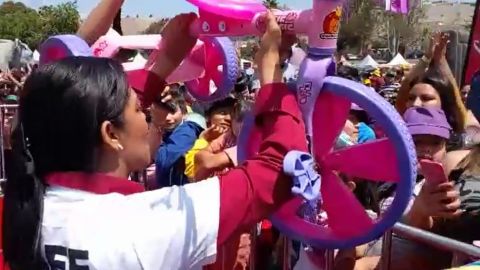 Festejan el Dia del Niño con gran asistencia en Parque Morelos
