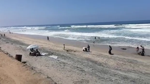 Playas de Tijuana presenta gran fluencia de ciudadanos