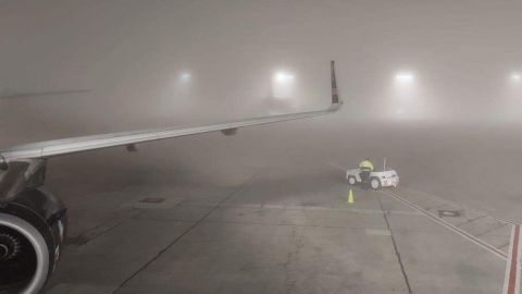 Por neblina suspenden vuelos en Tijuana