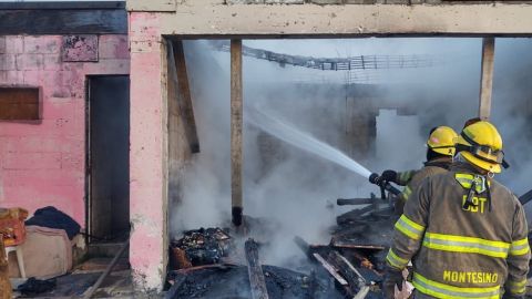Hombre muere calcinado tras incendio en su vivienda