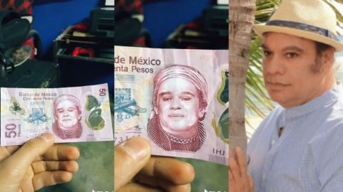 Recibió billete falso con el rostro de Juan Gabriel en vez de Morelos