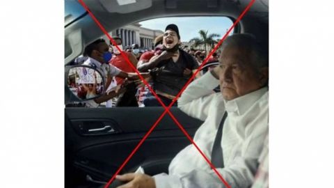 Arman montaje de López Obrador en Cuba; la foto es falsa