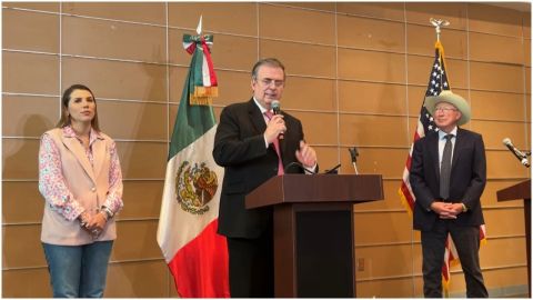 Ebrard, Marina y Salazar anuncian realización de 6 obras en la frontera con EU