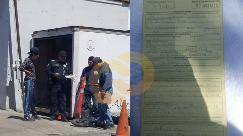 Lo dejan a ''patín''; policías de Tijuana le remolcan su patín eléctrico