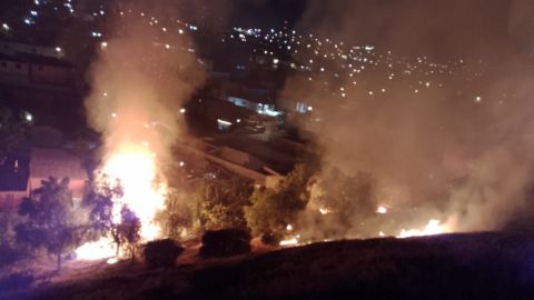 Fuego consume vivienda en Tijuana