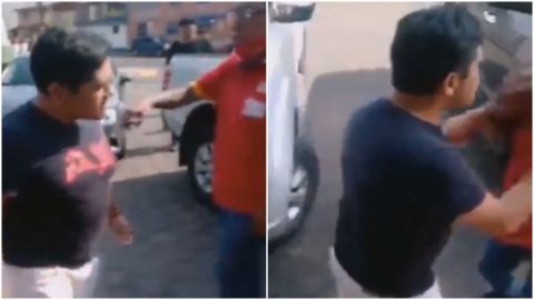 VIDEO: Empleados de Oxxo se van a los golpes con clientes por un cubrebocas