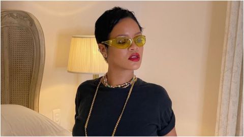 Revelan primeras fotos de Rihanna después de convertirse en mamá