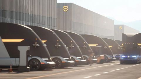 Así es el camión eléctrico y autónomo que puede recorrer 800 km