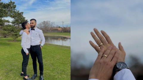 Hombre desbloqueó a su ex novio luego de 10 años sin hablar y terminan casados