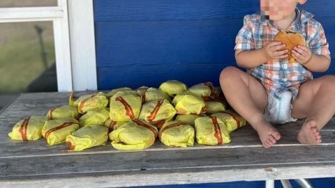 Por jugar con el celular de mamá: niño pide casi 2 mil pesos en hamburguesas