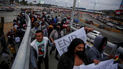 Migrantes en México, consternados por Título 42 de EE.UU. que restringe asilos