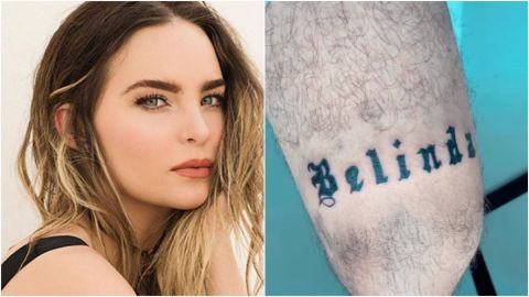 Mamá de Belinda presume que fan se tatuó el nombre de la cantante