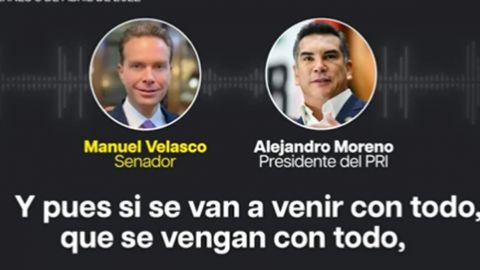 Alito revela audio con Manuel Velasco, acusa a Adán Augusto de enviarle amenazas