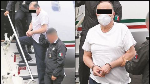 En tenis y pants, así llegó César Duarte a México extraditado de EU