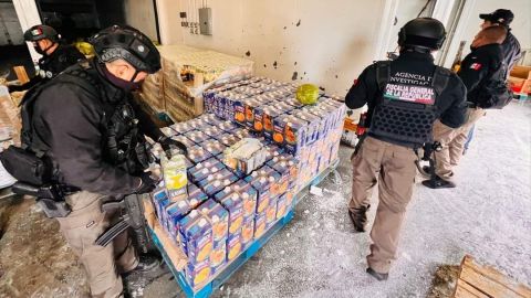 Encuentran casi 100 kilos de drogas en 'narcobodega' en Tijuana
