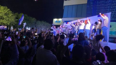 Tere Jiménez celebra conteo en Aguascalientes; ''se cumplió un sueño'', dice